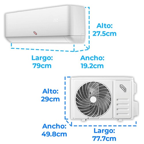 Aire Acondicionado, Mini Split solo Frío, IUSA, 220V 