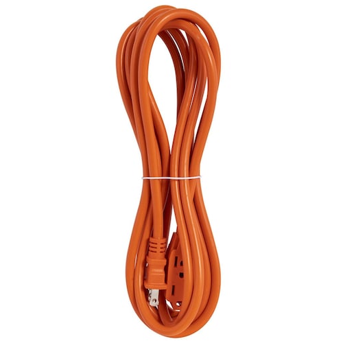 Extensión de Uso Rudo, Naranja, Clavija Recta, 25m, IUSA 
