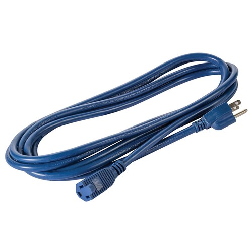 Extensión de Uso Rudo Aterrizada, Azul, Clavija Recta, 4m, IUSA 