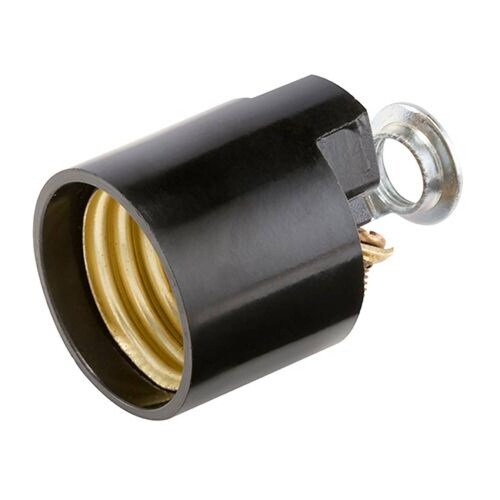 Portalámpara de baquelita para candil con niple socket 