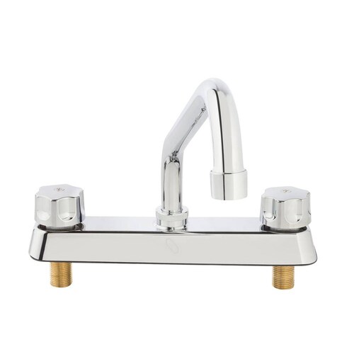 No prender - Llave mezcladora para fregadero 8´ metal 
