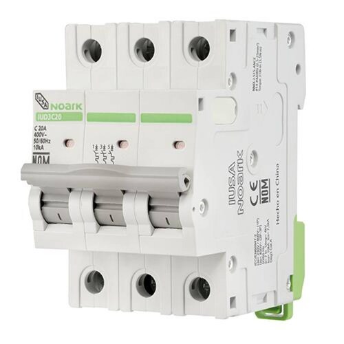 Interruptor termomagnético DIN 3 polos, 50 A 