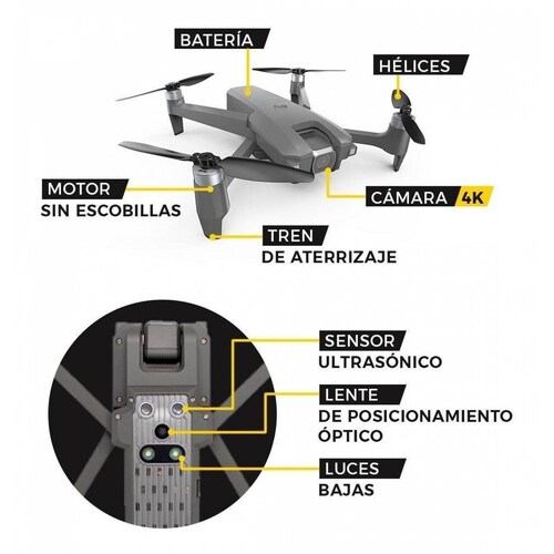 Drone Binden Mew4-1 Con Cámara Full Hd 