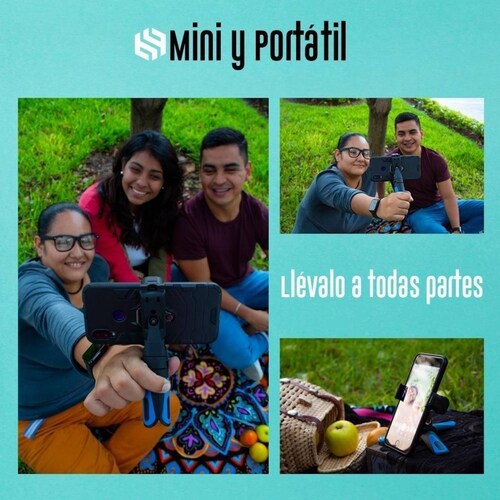 Mini Tripode BINDEN JJ08 para Celular Cámara, 360 Compacto 