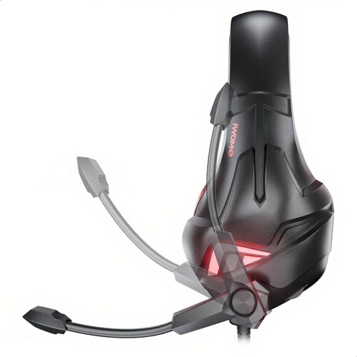 Audífonos Gamer BINDEN R2 con Luz y Micrófono Rotatorio Naranja