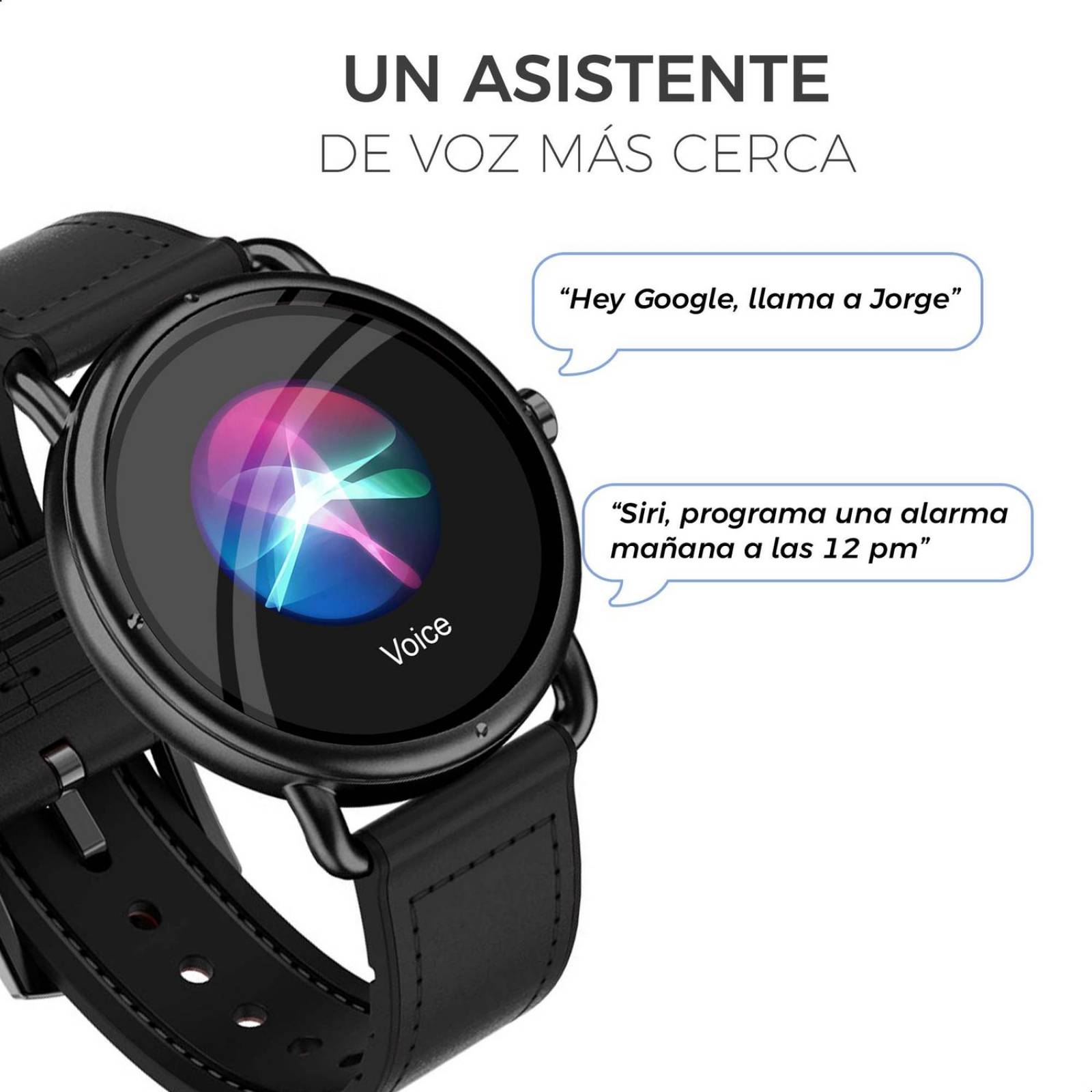 Smartwatch con asistente online de google