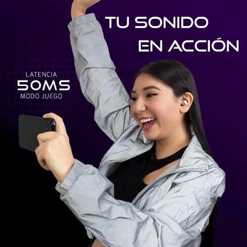 Audífonos Gamer BINDEN Dark Punk Personaliza Sonido Plateado