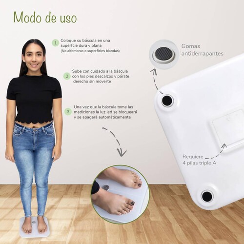 Báscula Inteligente BINDEN ERA Self 18 Mediciones App BINDEN Rosa