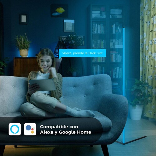 Lampara de pie BINDEN Dark Lux sincronización con música App Binden 