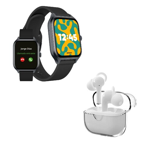 Smartwatch BINDEN ERA Day + Audifonos One Pods 