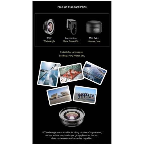 Lente HD Gran Angular 110 para Smartphone Calidad Premium 