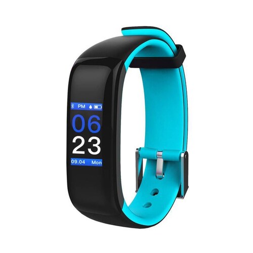 Smartband P1 Plus Monitor de Ritmo Cardíaco y Presión Sanguínea IP67 Azul