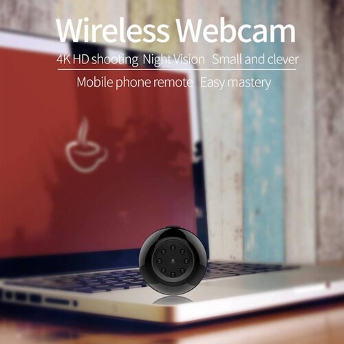 Mini Cámara Espía Wifi con Video 4k y Detección de Movimiento SQ17 