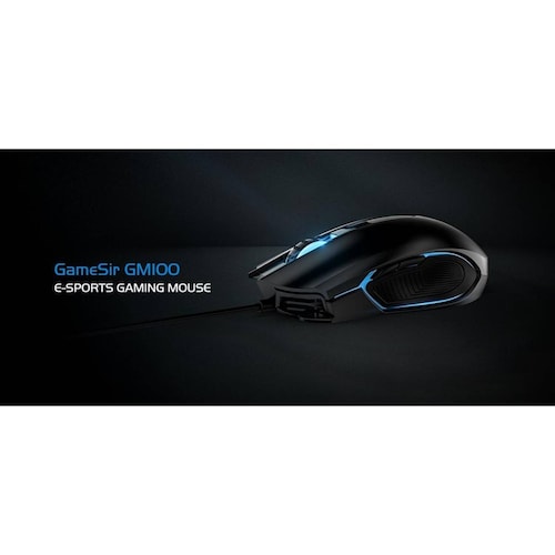 Mouse Gaming GM100 Alámbrico RGB Hasta 1600DPI 