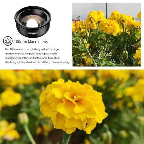 Lente HD Macro 100MM para Smartphone Calidad Premium 