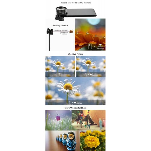 Lente HD Macro 100MM para Smartphone Calidad Premium 