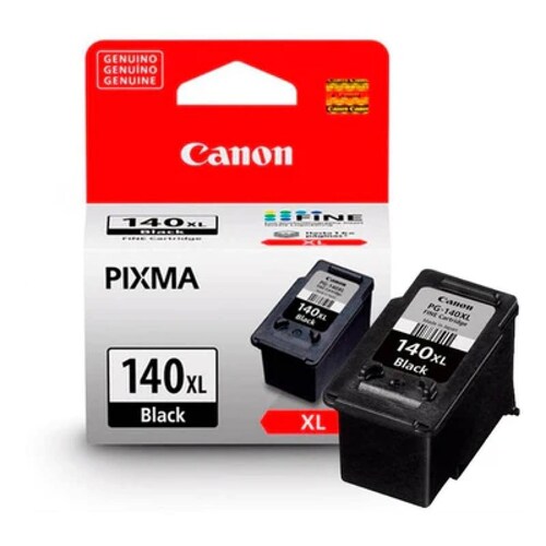 TINTA CANON PG-140 XL NEGRO 11ML IMPRESORA MG4110 MG3110 MG2110 5200B001AB.