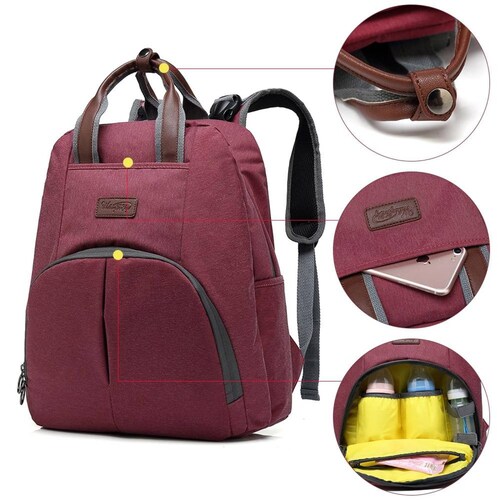Pañalera tipo Mochila para Bebe Moderna de Lujo 