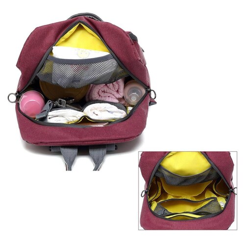Pañalera tipo Mochila para Bebe Moderna de Lujo 