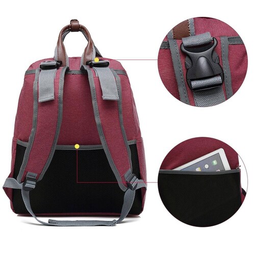 Pañalera tipo Mochila para Bebe Moderna de Lujo 