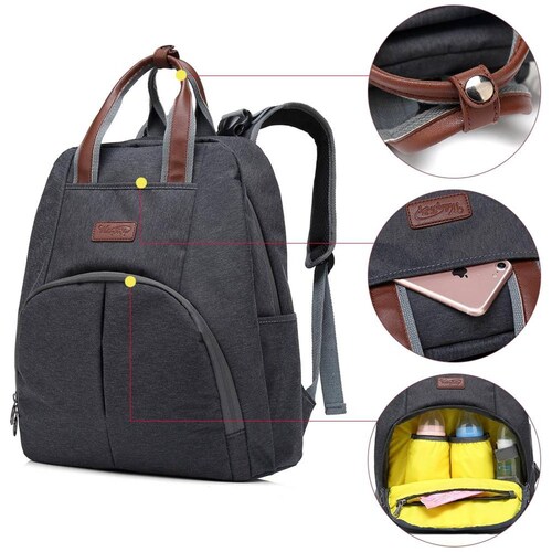 Pañalera tipo Mochila para Bebe Moderna de Lujo 