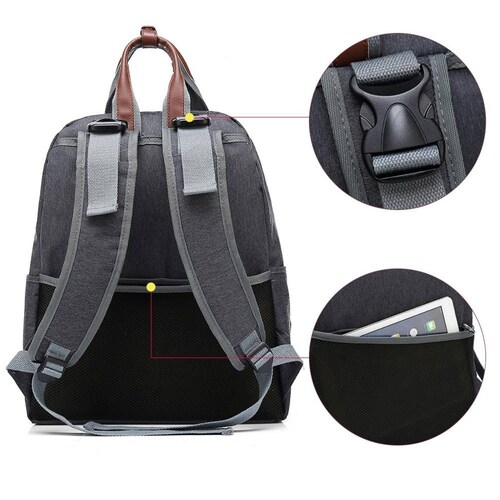 Pañalera tipo Mochila para Bebe Moderna de Lujo 