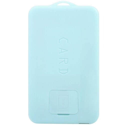Celular Tarjeta AIEK C6 1.0 inch Bluetooth 2.0 Calendario, Alarma Calculadora Azul cielo