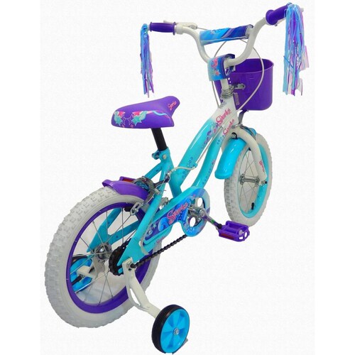 Bicicleta Infantil para niña rodada 14 SPARKS  - Celeste