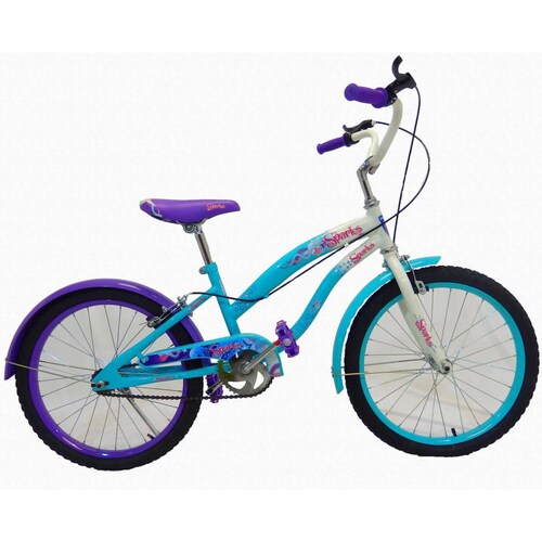 Bicicleta Infantil para niña rodada 20 SPARKS Azul