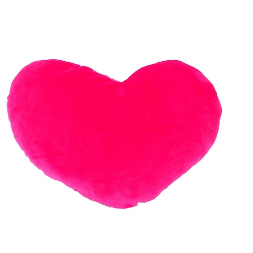 Peluche Corazon Grande San Valentín 14 Febrero 30 cm  - Rosa