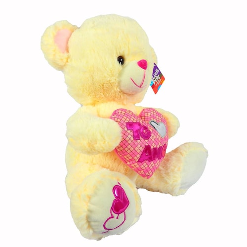 Peluche oso con corazón grande - San Valentín