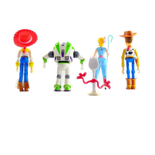 Muñecos Toy Story 4 Buzz Lightyear,Woody,Bopeep,Jessie,Fork  - Multicolor