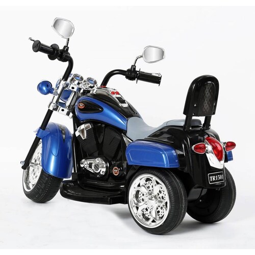 Moto Electrica Chopper Montable para Niños hasta 25kg Azul