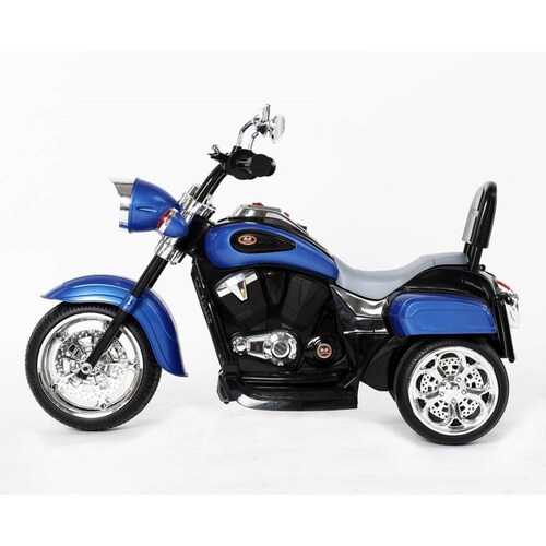 Moto Electrica Chopper Montable para Niños hasta 25kg Azul