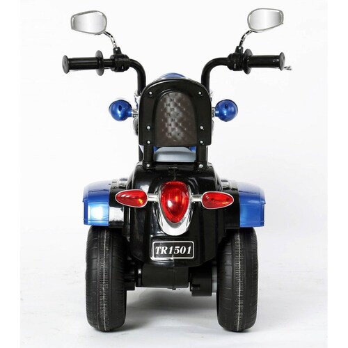 Moto Electrica Chopper Montable para Niños hasta 25kg Azul