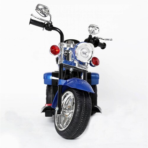 Moto Electrica Chopper Montable para Niños hasta 25kg Azul
