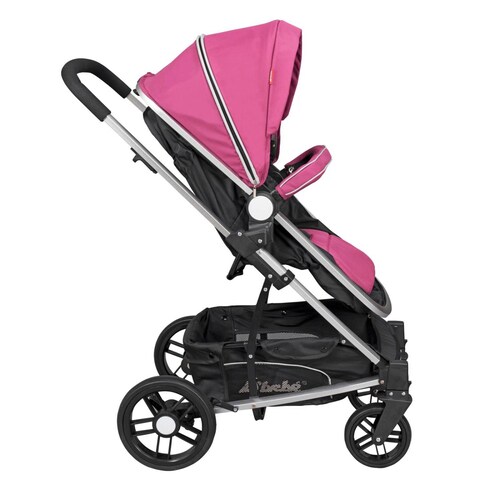 Carreolas con Portabebe Travel System Crown reversible  - Rosa