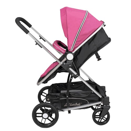 Carreolas con Portabebe Travel System Crown reversible  - Rosa