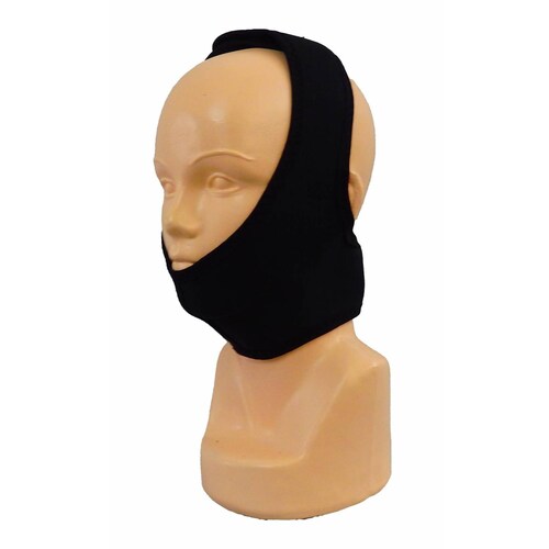 Mentonera de Neopreno Unitalla Rosa y Negro  - Negro