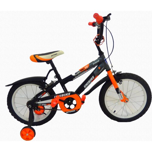 Bicicleta Infantil para niño rodada 16,5-10 año,100-120cm  - Naranja