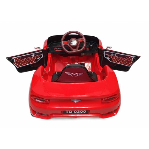Carro Eléctrico Montable con Control Remoto,Mp3,USB, 6km/h,12V  - Rojo