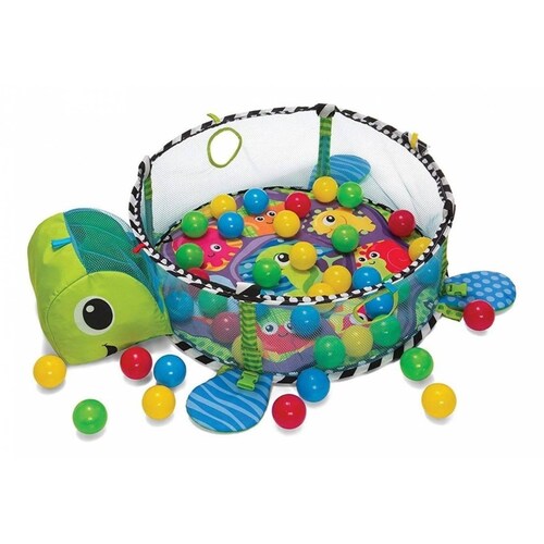 Tapete Gimnasio Y Corral Juguete Para Bebe Con 30 Pelotas  - Tortuga