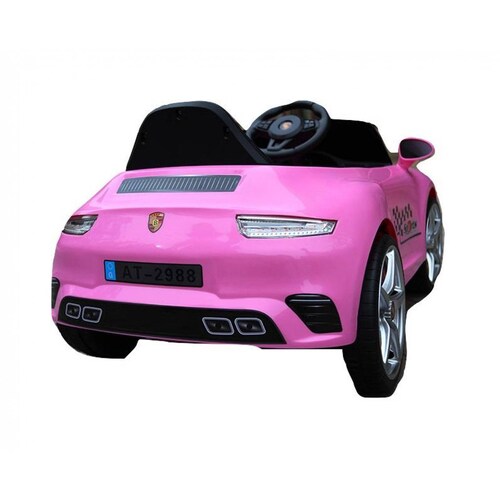 Carro Eléctrico Montable Cofre frontal,RC2.4GHz,6V,MP3,LED  - Rosa