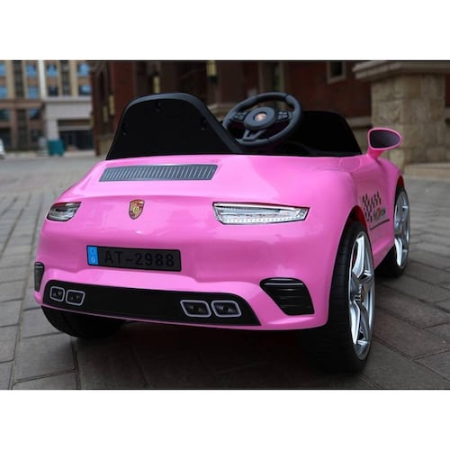 Carro Eléctrico Montable Cofre frontal,RC2.4GHz,6V,MP3,LED  - Rosa