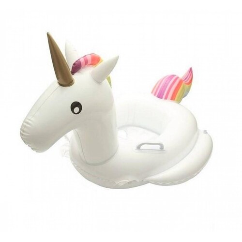 Salvavidas Inflable Flotador Unicornio 65 cm Alberca  - Unicornio