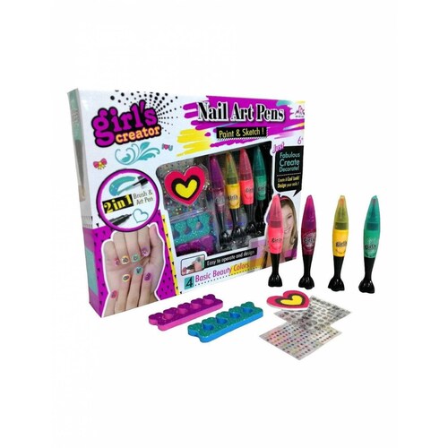 Salón De Belleza Juguete Para Aplicar Uñas Niñas  - Multicolor