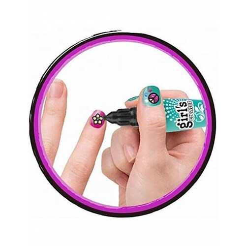 Salón De Belleza Juguete Para Aplicar Uñas Niñas  - Multicolor