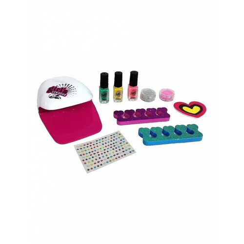 Salón De Belleza Juguete Para Pintar Uñas Esmalte Niñas  - Multicolor