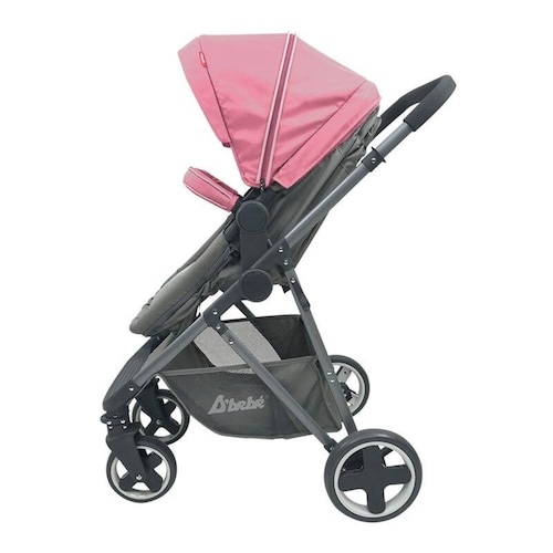 Carreola con Portabebe Travel System Queen Reversible  - Rosa