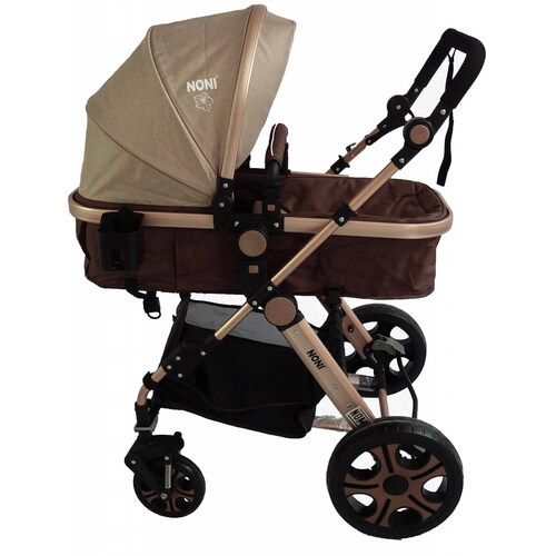 Carriola 4 en 1 Reversible Noni con Portabebe Bambineto  - Marrón